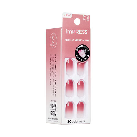 Unghii false autoadezive imPRESS, Beat The Heat, 1 set, Kiss 825465