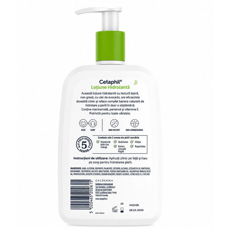Lotiune hidratanta, 473 ml, Cetaphil 825476