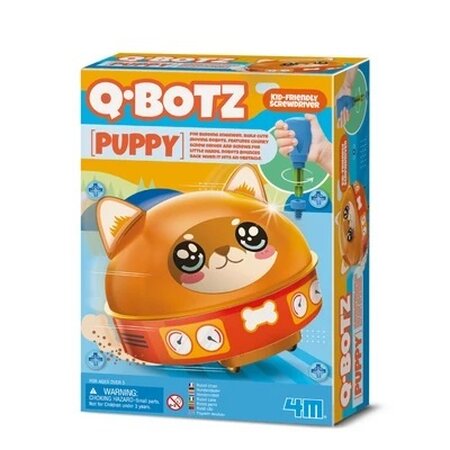 Robot Q.Botz Catelus KidzRobotix kit de asamblare, 5 ani+, 4M 825529