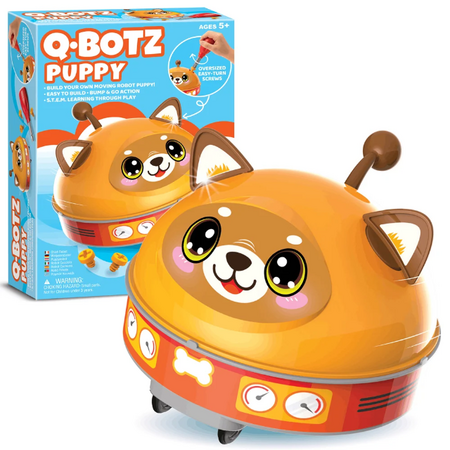 Robot Q.Botz Catelus KidzRobotix kit de asamblare, 5 ani+, 4M