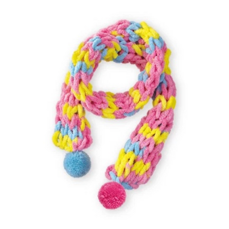 Kit creativ de tricotat esarfe, 6 ani+, Avenir 825581