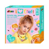 Kit creativ DIY pentru realizarea bijuteriilor din lut polimeric, 8 ani+, Avenir