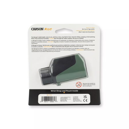 Monocular pentru copii Bengal,  focalizare fixa, 5 ani+, Carson 825598