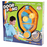 Joc de ping-pong pentru usa Door Pong, 6 ani+, 2 palete si minge suspendata, Fat Brain