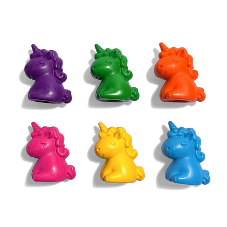 Creioane pentru degete Unicorn Party, 3 ani+, 6 culori, Ooly 825672