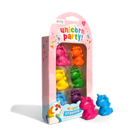 Creioane pentru degete Unicorn Party, 3 ani+, 6 culori, Ooly