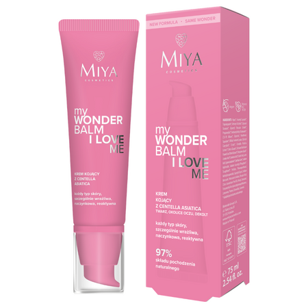 Crema de fata calmanta cu Centella asiatica myWONDERBALM I love me, 75 ml, Miya