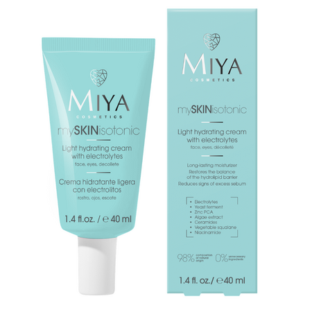 Crema de fata lejera cu electroliti mySKINisotonic, 40 ml, Miya