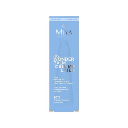 Crema hidratanta cu ashwagandha My Wonder Call me later, 75 ml, Miya 825831
