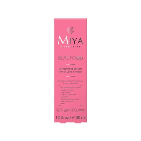 Ser facial pentru netezire cu 5% youth complex BEAUTY.lab, 30 ml, Miya 825841
