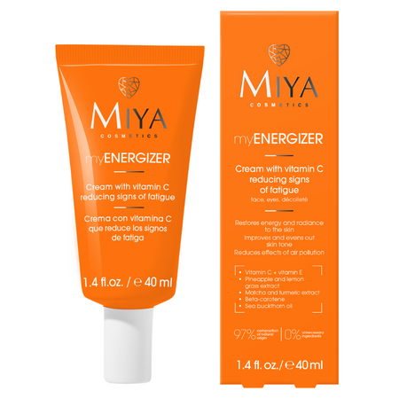 Crema de fata cu derivat de vitamina C myENERGIZER, 40 ml, Miya