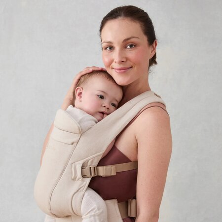 Marsupiu Omni Lite Mesh, 3-16 kg, Natural Linen, Ergobaby 825915