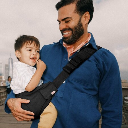 Marsupiu Sling Toddler Ergonomic Upsie, Onyx Black, Ergoaby 825984