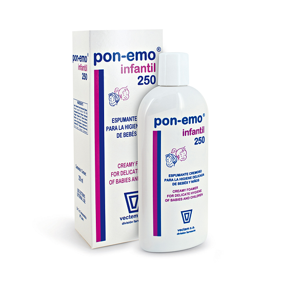 Sampon si gel de dus Pon-emo Infantil, 250 ml, Vectem