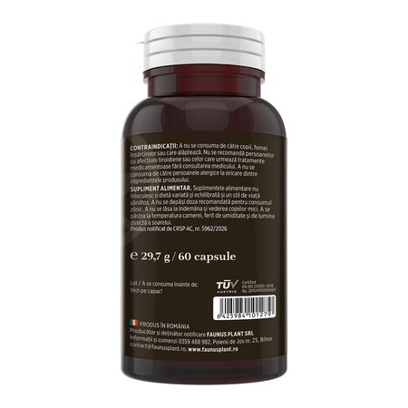 Ashwagandha KSM-66, 60 capsule, Faunus Plant 826073