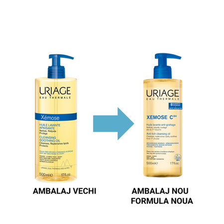 Ulei de curatare anti-prurit Xemose C8+, 500 ml, Uriage 806869