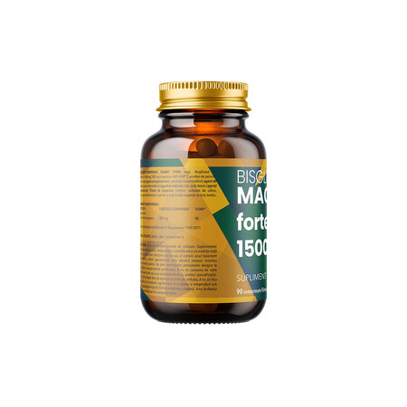 Bisglicinat de magneziu Forte, 1500 mg, 90 comprimate filmate, Laboratoarele Remedia 826835