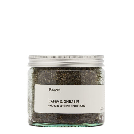 Exfoliant corporal – cafea & ghimbir, 250 ml, Sabio