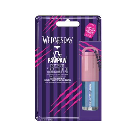 DR.PAWPAW WEDNESDAY X ULEI BUZE PH-REACTIV CARE ISI SCHIMBA CULOAREA CU BRELOC „LYCANTHROPY” 3 ML PP5673