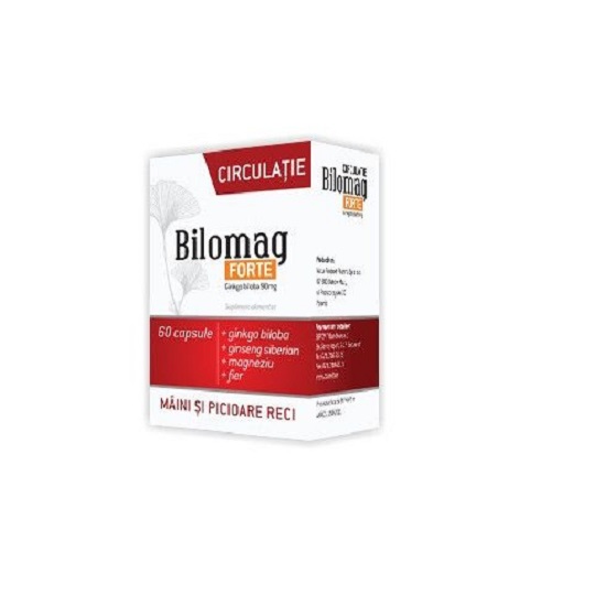 Bilomag Forte Circulatie, 60 capsule, Zdrovit