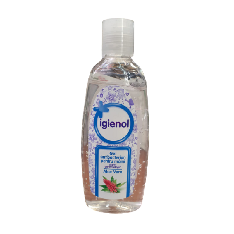 Gel antibacterian pentru maini, 200 ml, Igienol