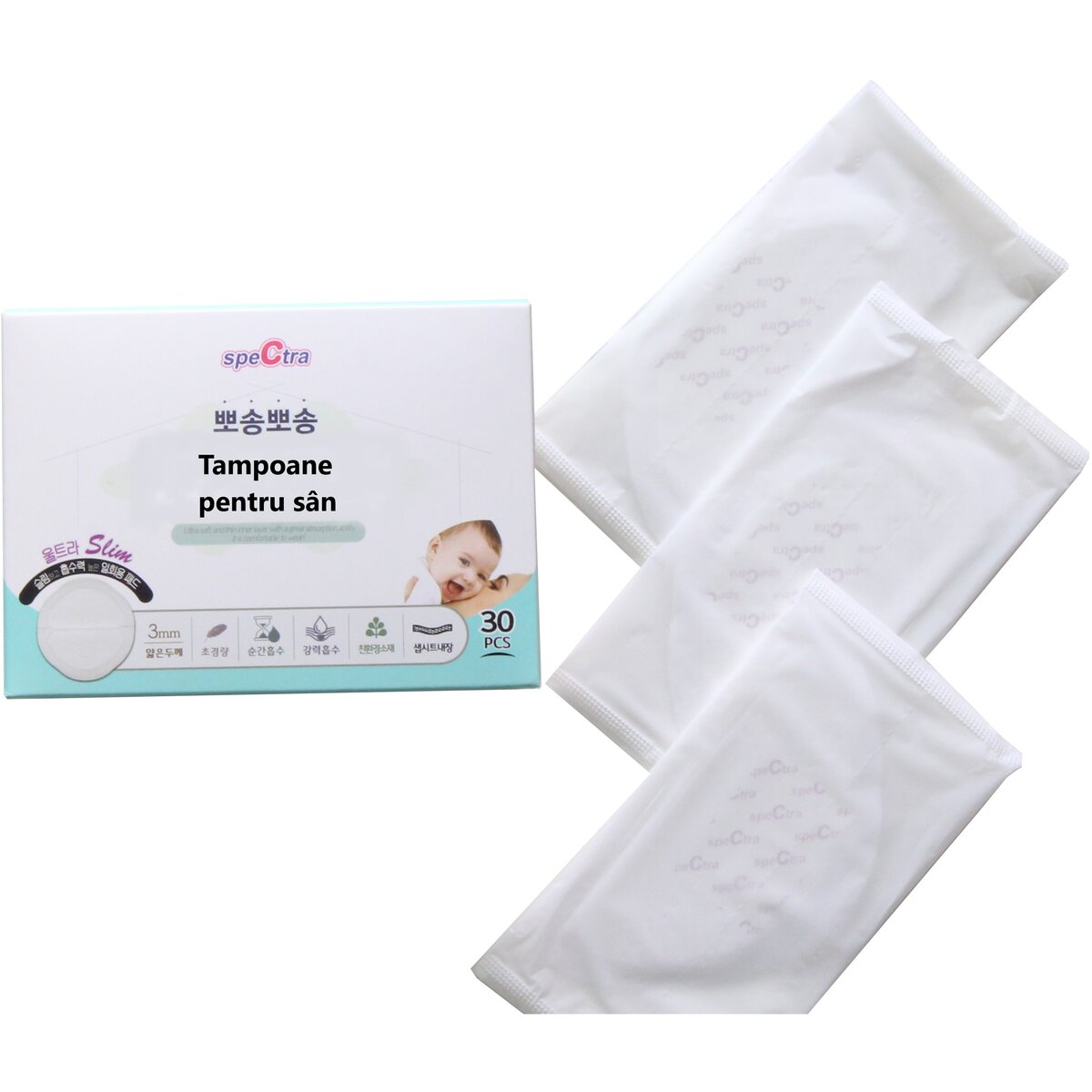 Tampoane pentru san Premium, 30 bucati, Spectra