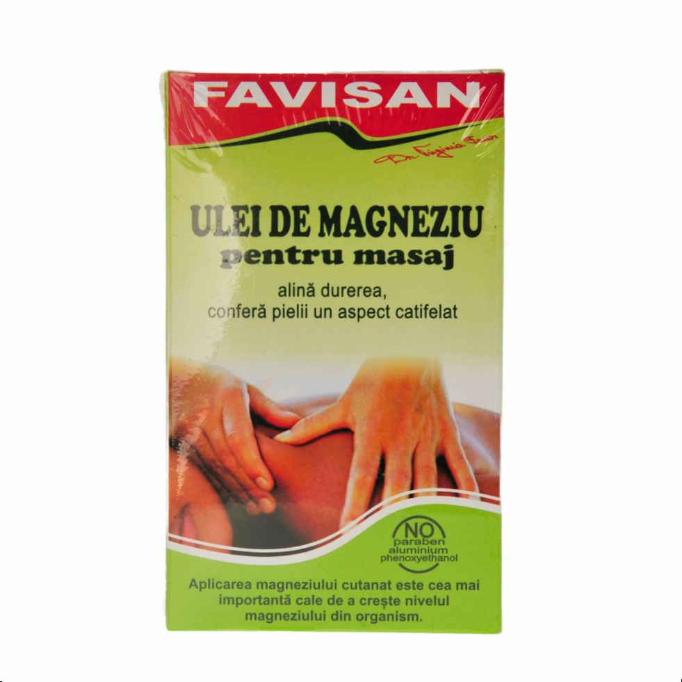 Ulei de Magneziu pentru masaj, 125 ml, Favisan