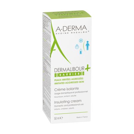 Crema protectoare pentru piele iritata si agresata Dermalibour+ Barrier, 50 ml, A-Derma 605946
