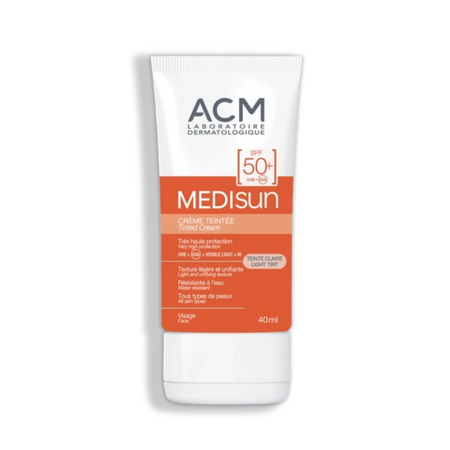 Crema colorata pentru protectie solara cu SPF 50+ Medisun, 40 ml, ACM