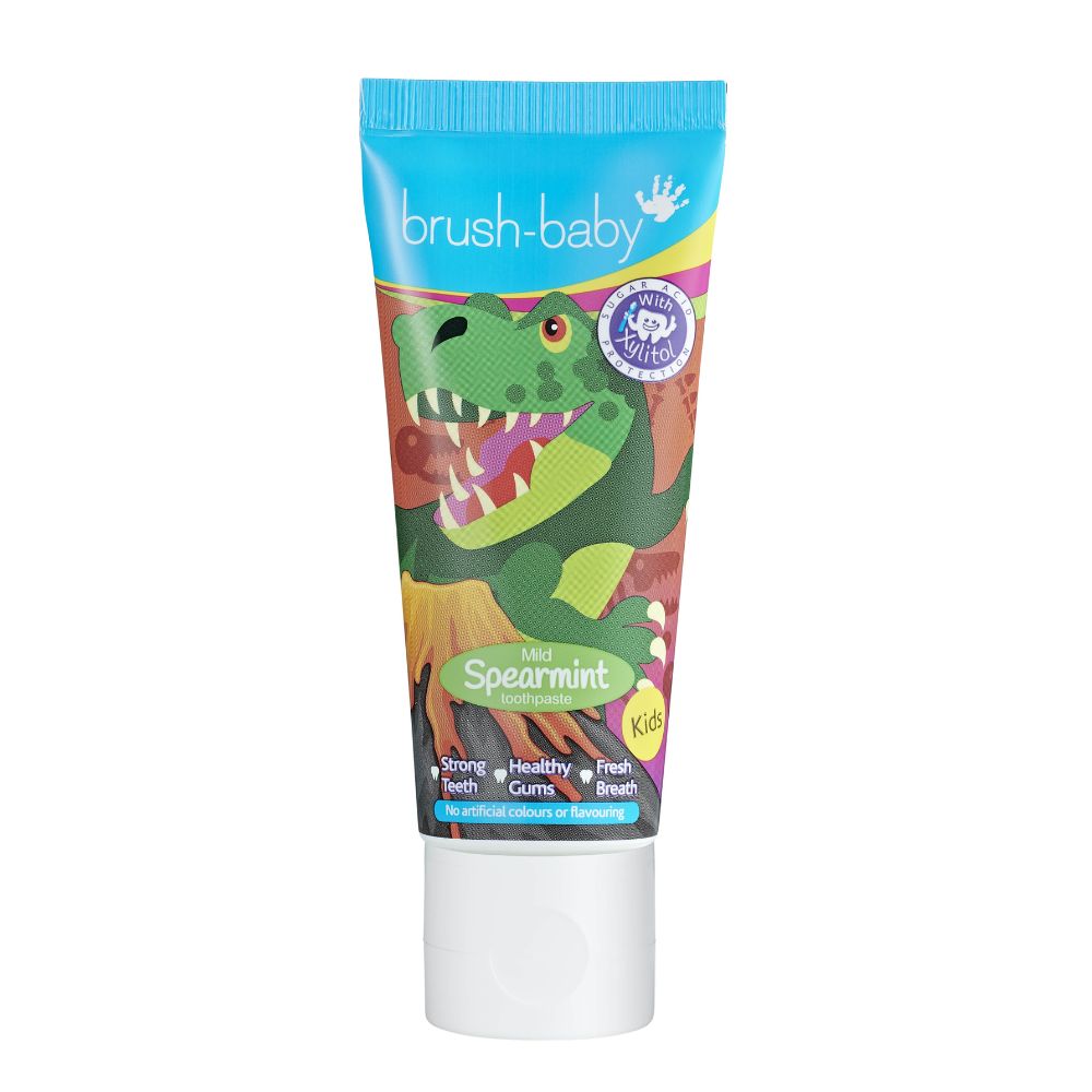 Pasta de dinti cu menta, +6 ani, 50 ml, Brush Baby