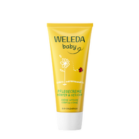 Crema de corp hidratanta cu galbenele, 75 g, Weleda Baby