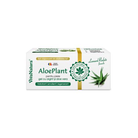 Gel cu argint coloidal si Aloe Vera, 20 ml, Vivanatura