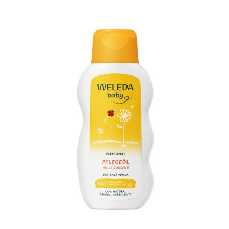 Ulei de corp cu galbenele, 200 ml, Weleda Baby