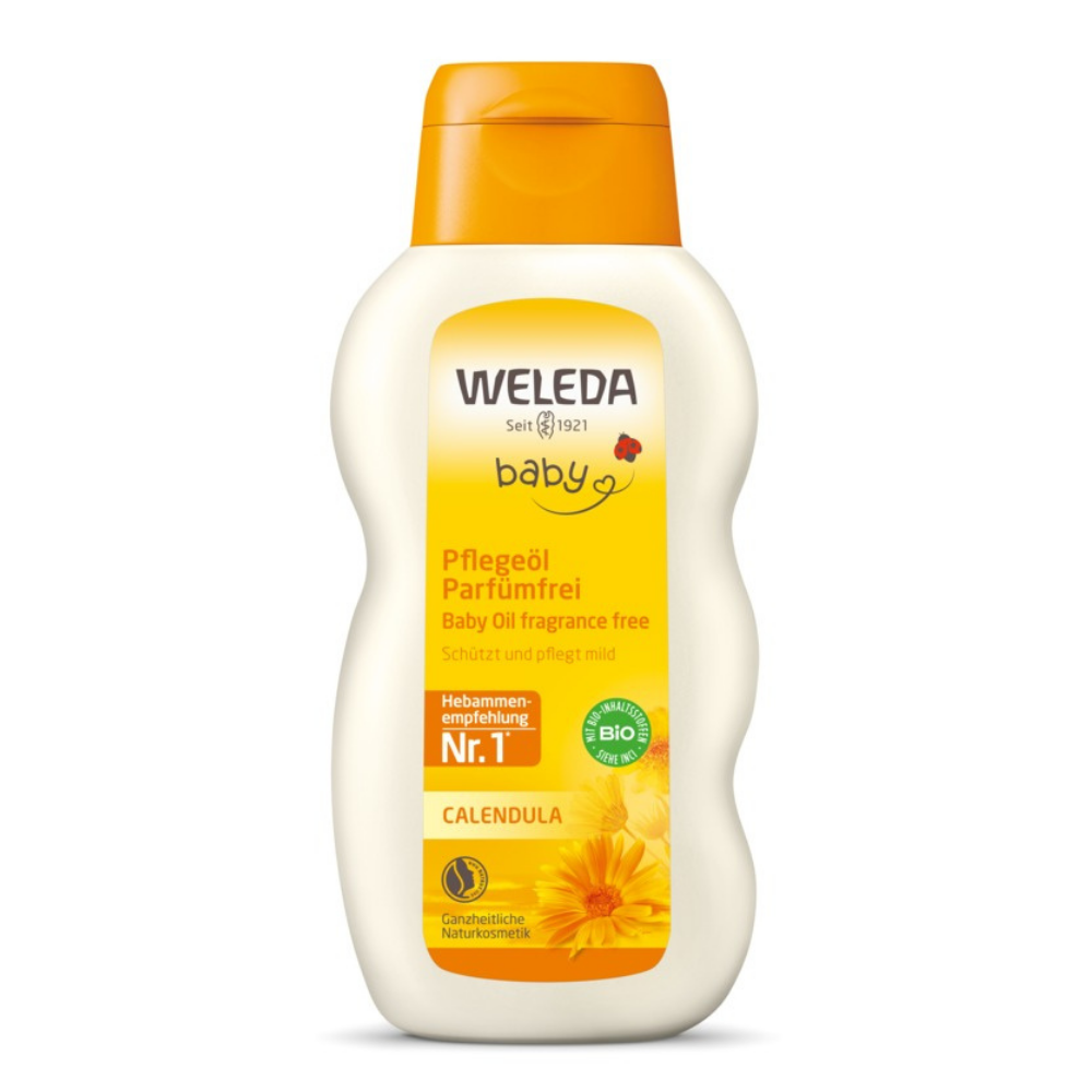 Ulei de corp cu galbenele, 200 ml, Weleda Baby