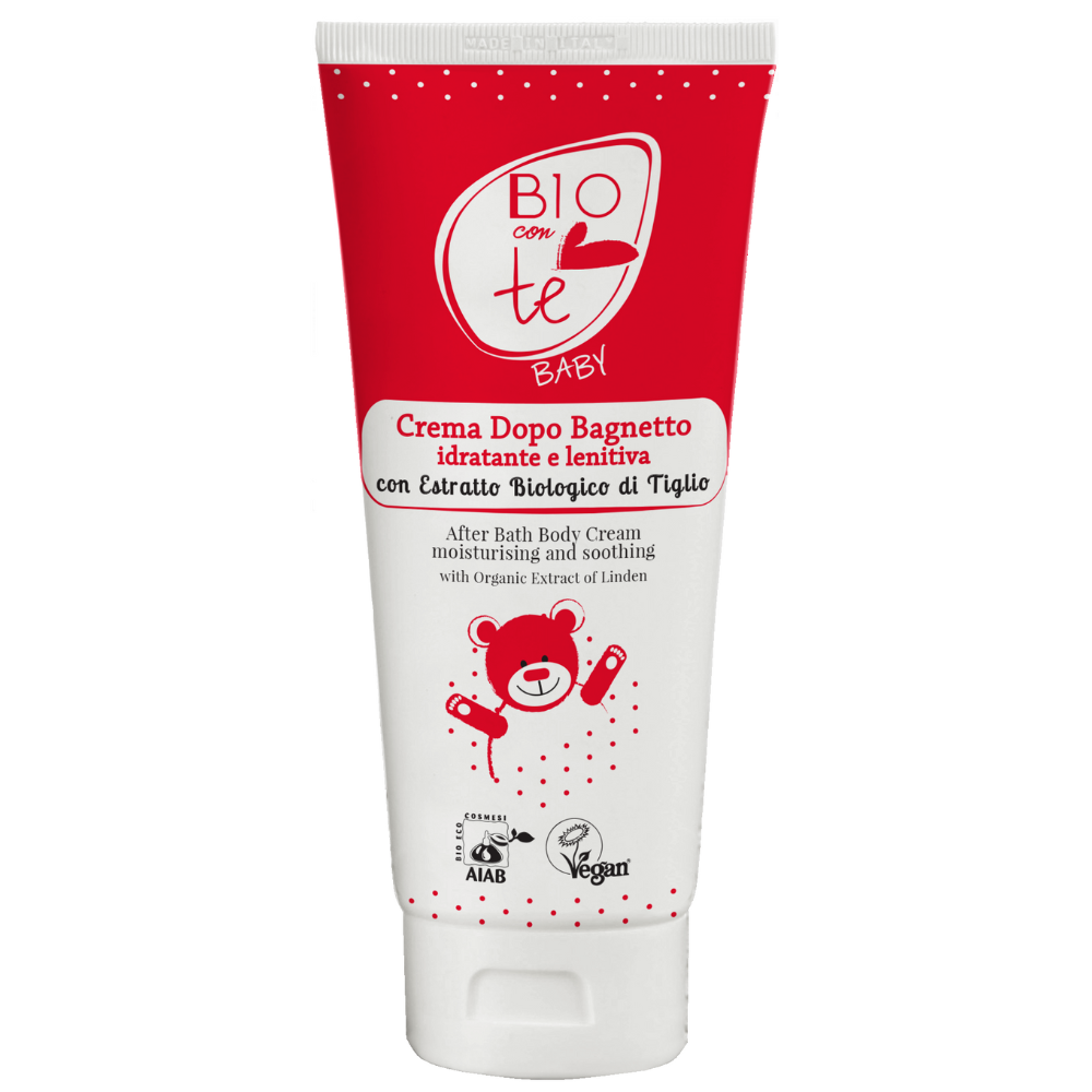 Crema Bio vegana pentru calmare si hidratare dupa baie, 100 ml, BioConTe Baby