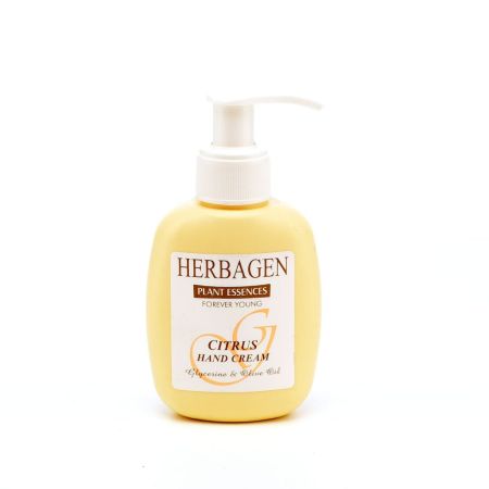 Crema de maini cu citrice, glicerina si ulei de masline, 100 g, Herbagen