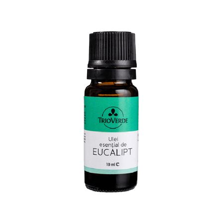 Ulei esential revigorant de Eucalipt, 10 ml, Trio Verde