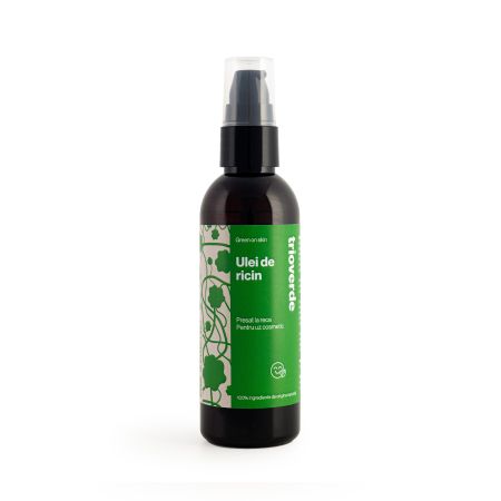 Ulei de ricin virgin spray, 100 ml, Trio Verde