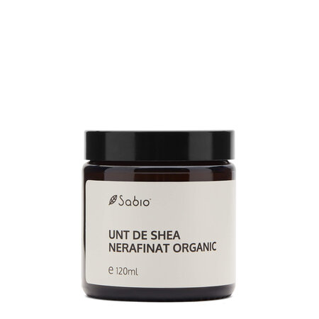 Unt de shea nerafinat 100% pur, 120 ml, Sabio