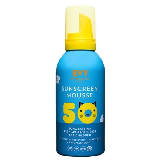 Crema de fata si corp suma pentru copii SPF50 Sunscreen Mousse, 150 ml, Evy Technology