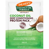 Tratament pentru par uscat cu ulei de nuca de cocos, keratina si proteine din matase Protein Pack, 60 g, Palmer's