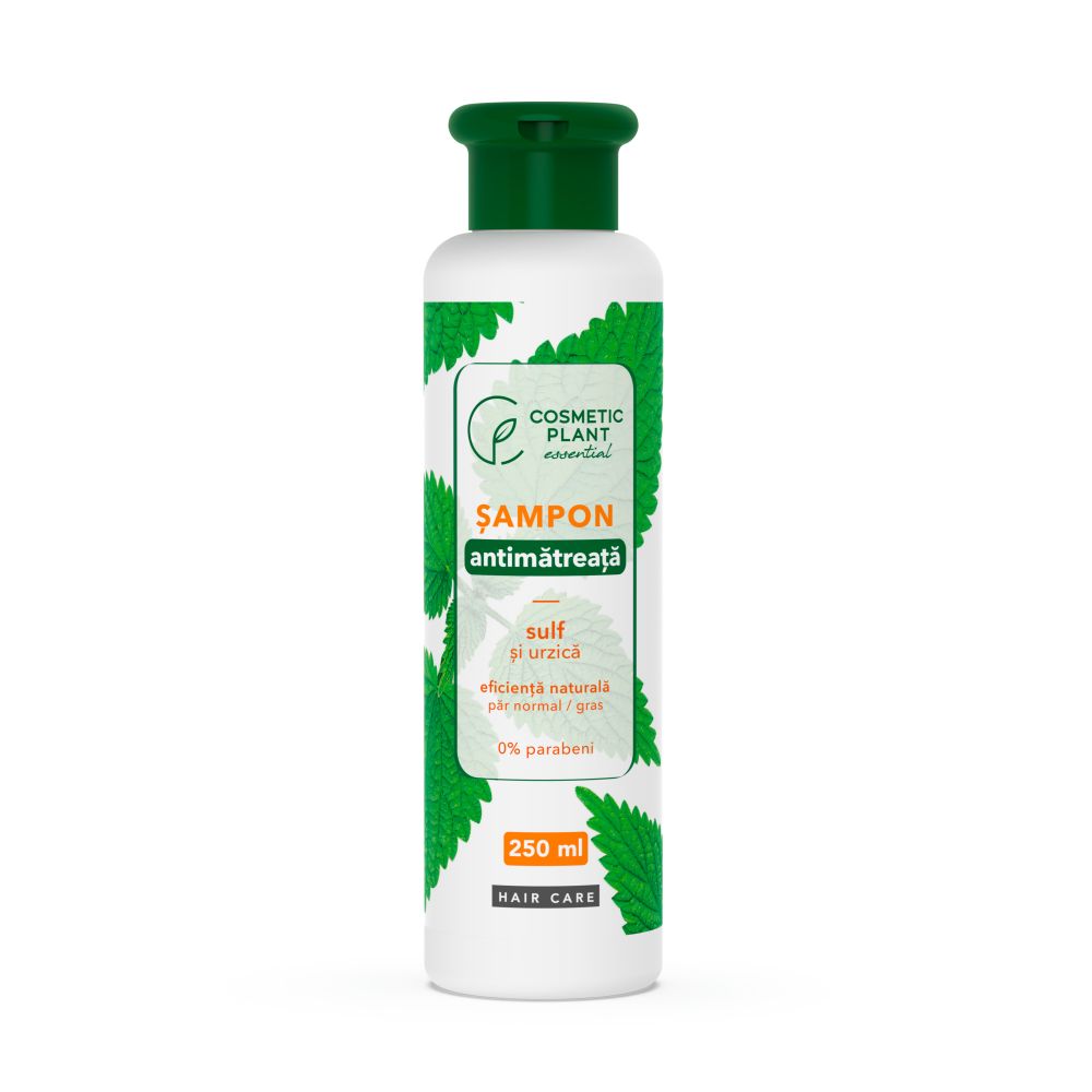 Sampon antimatreata cu sulf si urzica, 250 ml, Cosmetic Plant