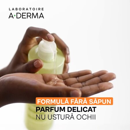 Gel de curatare 2-in-1 piele uscata cu tendinta atopica Exomega Control, 200 ml, A-Derma 804525