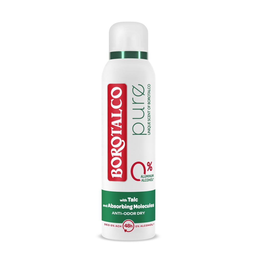 Deodorant spray Pure, 150 ml, Borotalco