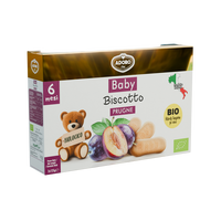 Biscuiti Bio cu prune, 6 luni+, 2 x 125g, Adoro