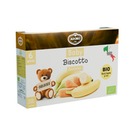 Biscuiti Bio cu banane, 6 luni+, 2 x 125g, Adoro