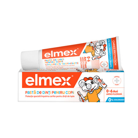 Pasta de dinti pentru copii Kids, 0-6 ani, 50 ml, Elmex 568329