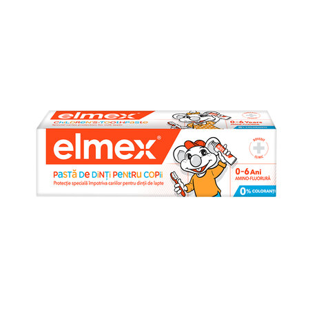 Pasta de dinti pentru copii Kids, 0-6 ani, 50 ml, Elmex 568331