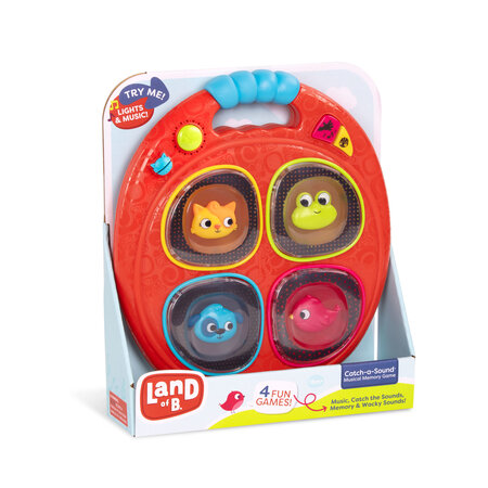 Joc de memorie cu animale Land of B, +18 luni, Btoys 768394