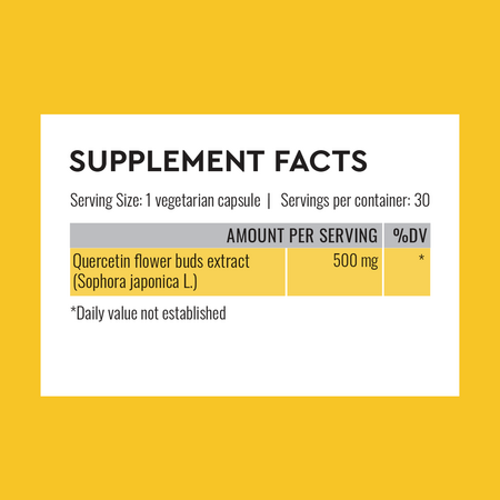 Daily Quercetin, 500 mg, 30 capsule, Good Routine 777220